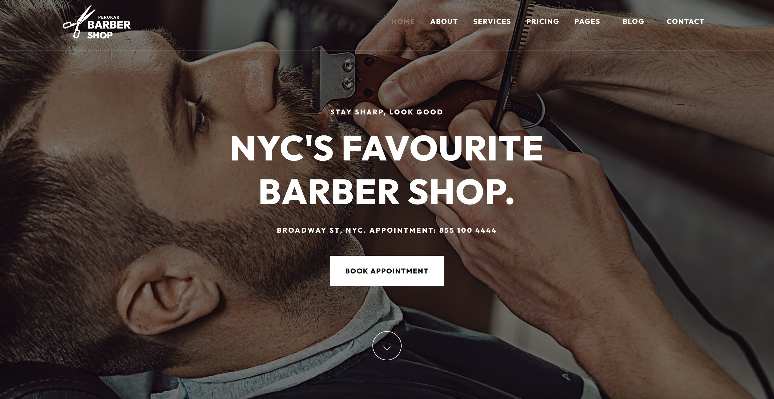 Barber Shop Website