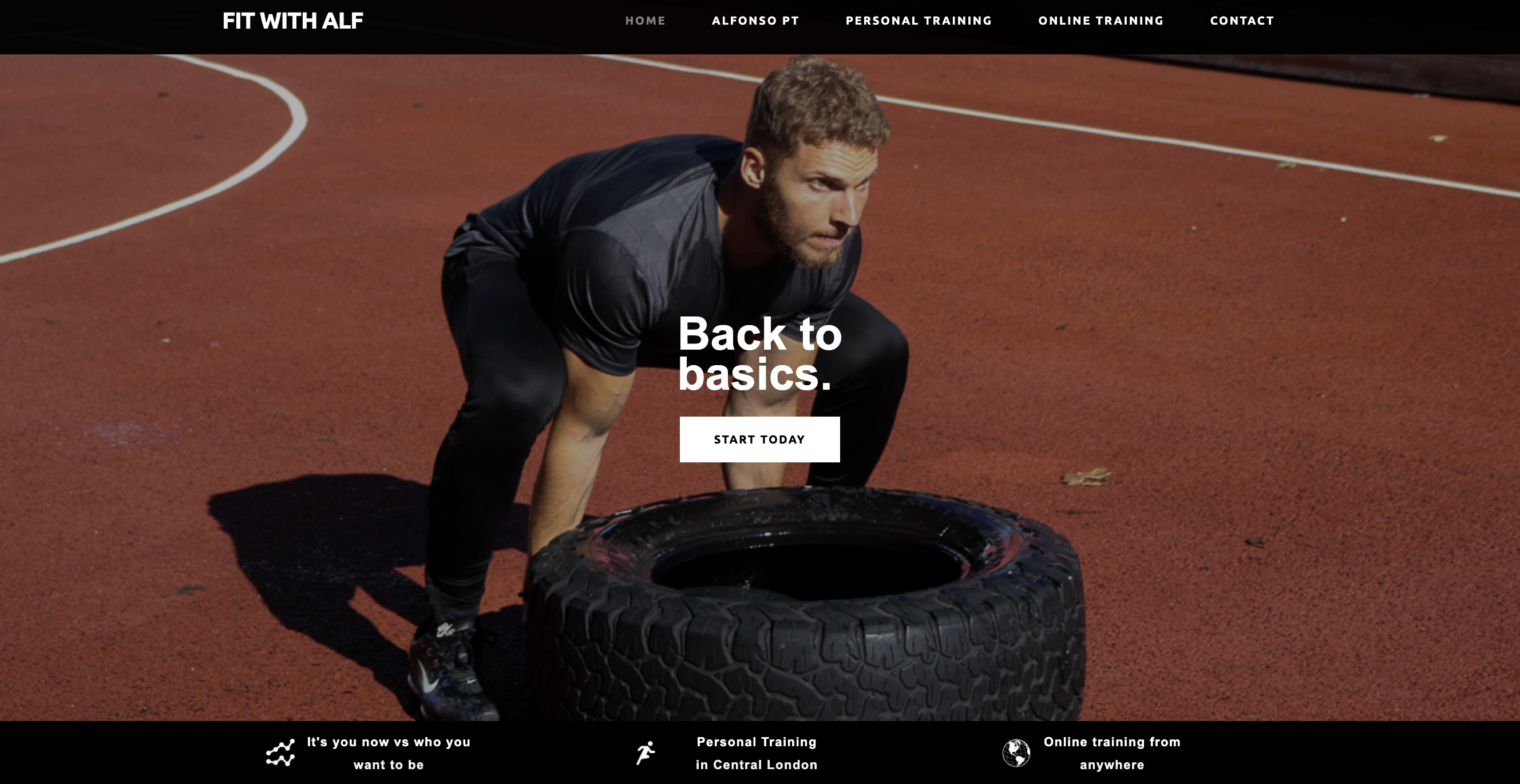 Fitness Trainer Website